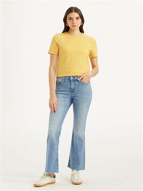 Women's 315 Blue Flared Fit High Rise Jeans – Levis India Store