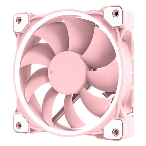ID-COOLING ZF-12025 Pastel 120mm Case Fan White LED PWM Fan for PC Case ...