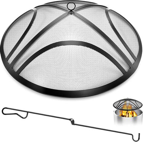 Amazon.com: Fire Pit Spark Screen, Upgraded 36 Inch Outdoor Fire Pit ...