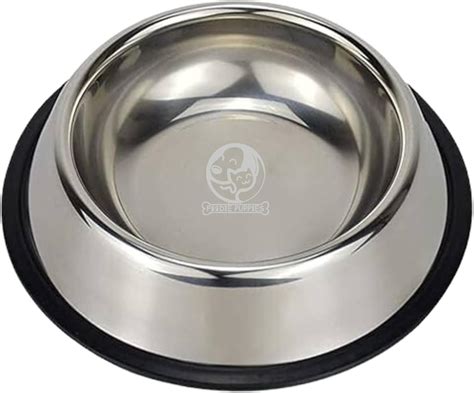 Foodie Puppies Stainless Steel Plain Bowl for Dogs, Cats & Any Pets I ...