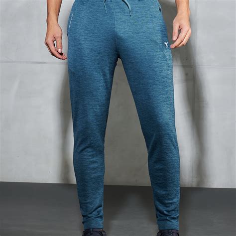 Men Slim Fit Trackpants with Techno Dry
