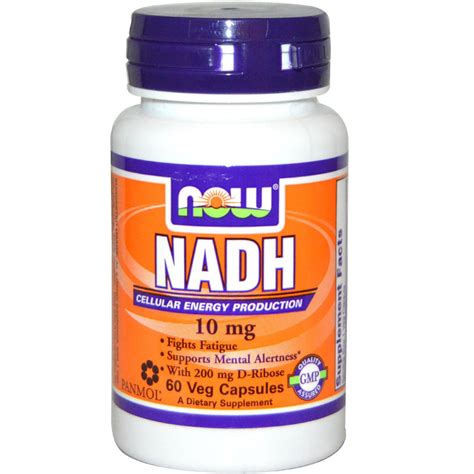 Now Foods, NADH, 10mg, 60 Vcaps Australia | NADH Capsules – Mega Vitamins