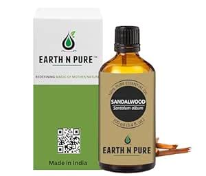 Earth N Pure Sandalwood (Chandan Oil) Essential Oil for Skin- Natural ...