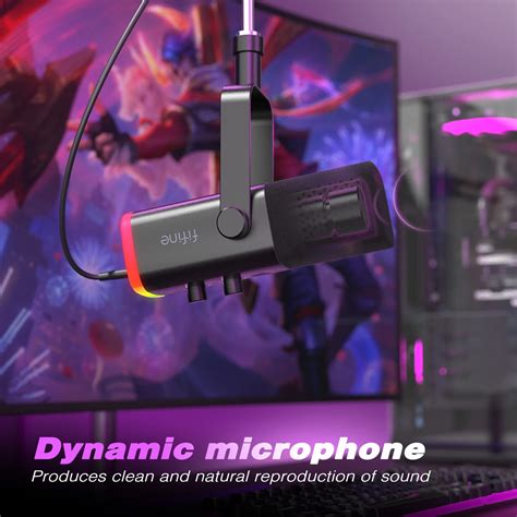 Fifine Ampligame Tam8 Dynamic Gaming Mic Studio Microphone Mic Xlr Usb ...