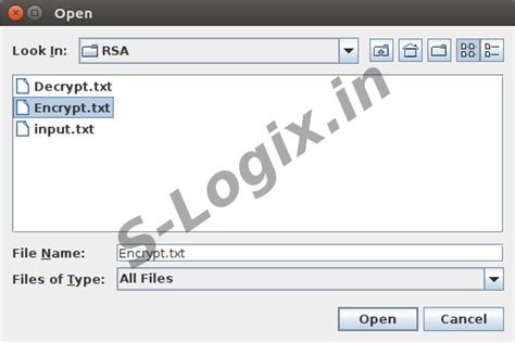 RSA Algorithm based encrypt and decrypt the Text File using Java | S-Logix