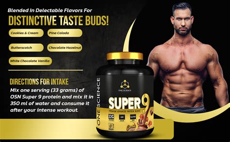 One Science Nutrition (OSN) Super 9 [100% organic grass fed whey ...