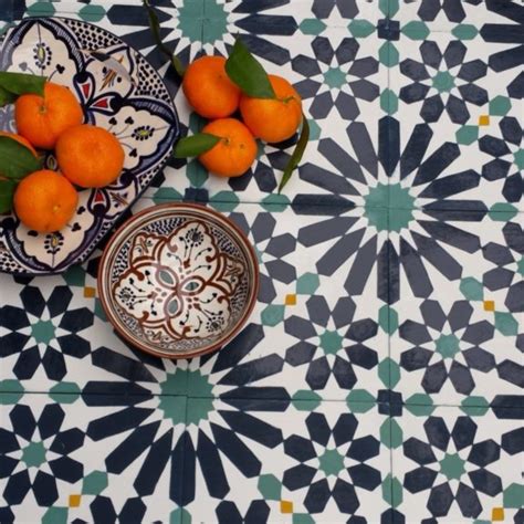 Encaustic Tile No 36 - Moroccan Encaustic Tiles
