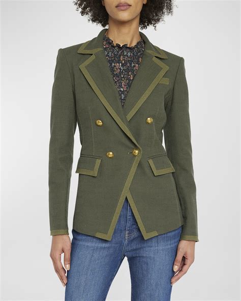 Veronica Beard Wilshire Houndstooth Dickey Jacket | Neiman Marcus