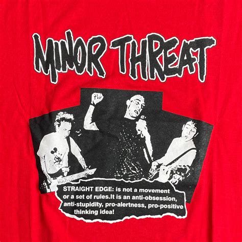 MINOR THREAT Tシャツ WE'RE JUST A MINOR THREAT | 45REVOLUTION
