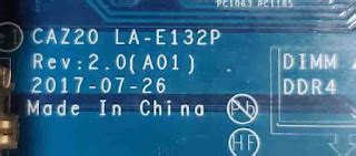 CAZ20 LA-E132P REV 1.0 BOARDVIEW & SCHEMATIC | DELL LATITUDE 7480 ...
