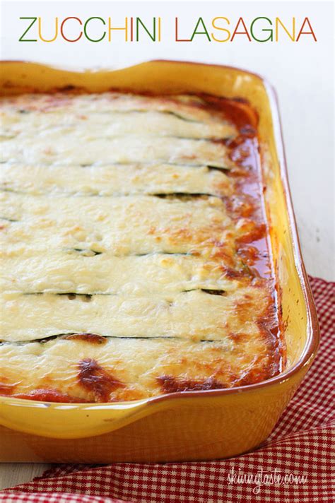 Zucchini Lasagna Recipe   Skinnytaste