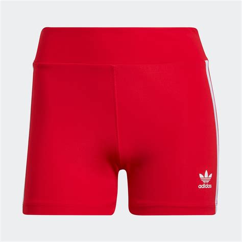 adidas Originals Adicolor Classics Traceable Shorts Vivid Red Womens ...
