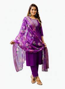 Palak Fashion Corner Women Kurti Pyjama Dupatta Set - Buy Palak Fashion ...