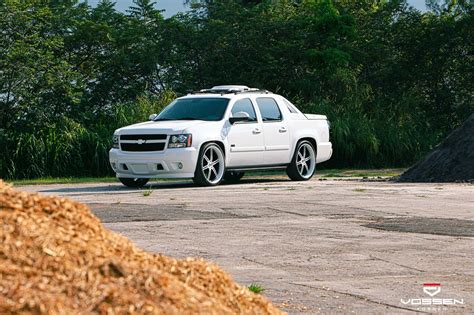 Bad Boy White Chevy Avalanche SS Customized to Stand Out | CARiD.com Gallery