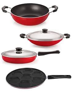 Buy Nirlon Non Stick Odor Free Kitchenware Cooking Combo Item Set ...