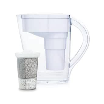 Buy Santevia Water Systems Alkaline Pitcher - MINA Slim White Online at ...