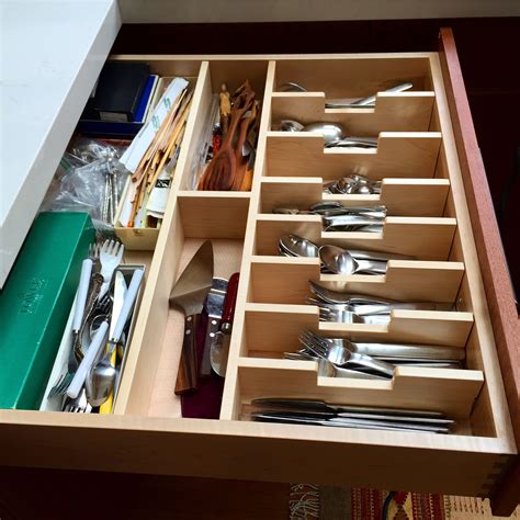 Wooden Knife Drawer Organizer