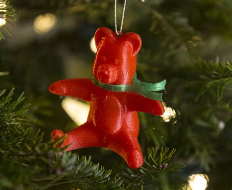 Teddy Bear Ornament by Kelly Egan | Download free STL model ...