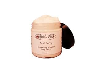 Buy Mia's Wish Acai Berry Natural Soy Whipped Body Butter, 2 Count ...