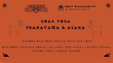 Goat Yoga Pranayama & Asana Practice, 5605 W 17th Ave, Lakewood, 21 ...