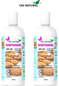 YAS NATURAL Almond Moisturizing Fairness Body Lotion Pack of 2 - Price ...