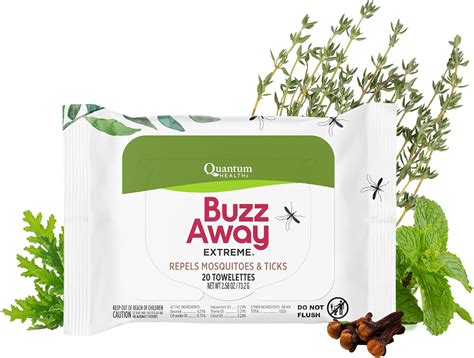 Amazon.com: Quantum Health Buzz Away Extreme DEET Free Insect Repellent ...