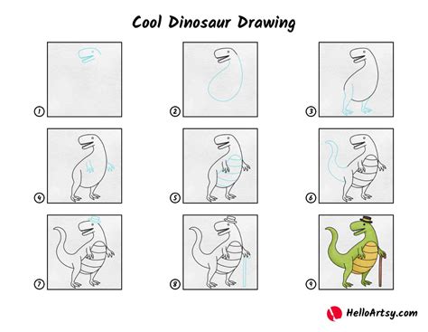 Image result for Dinosaur Drawing Tutorial