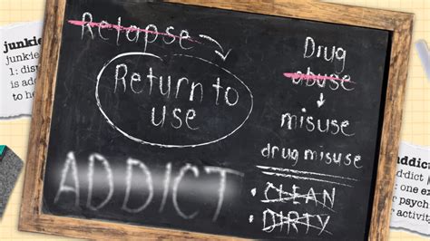 When it comes to addiction, word choices are part of the problem