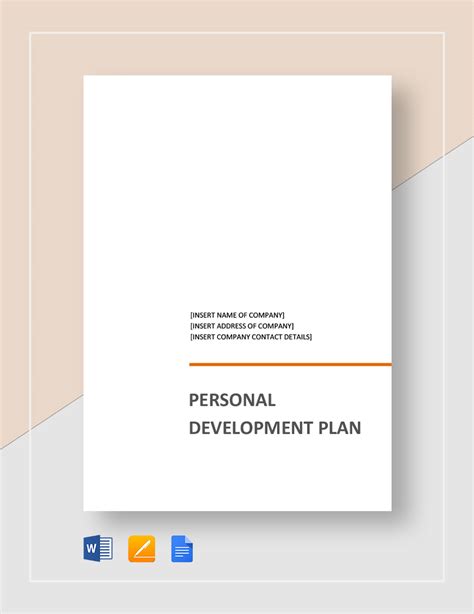 Personal Development Plan Template in Pages, Word, Google Docs - Download | Template.net