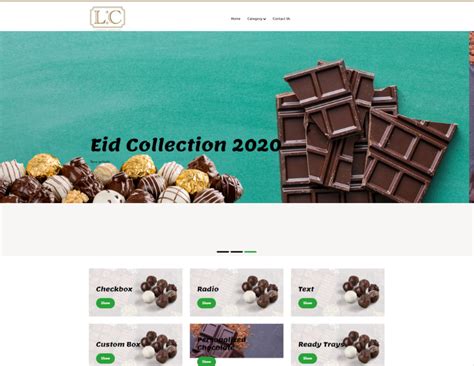 Premium Chocolate E-Commerce Website using Laravel | Freelancer
