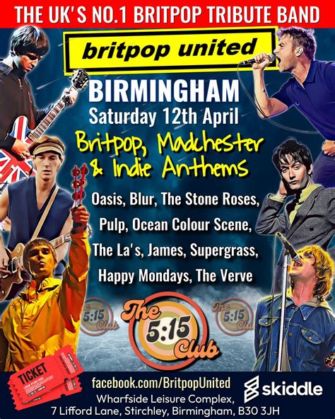 BRITPOP UNITED (Britpop Tribute Band) Live at The 5:15 Club, Unit 7 ...