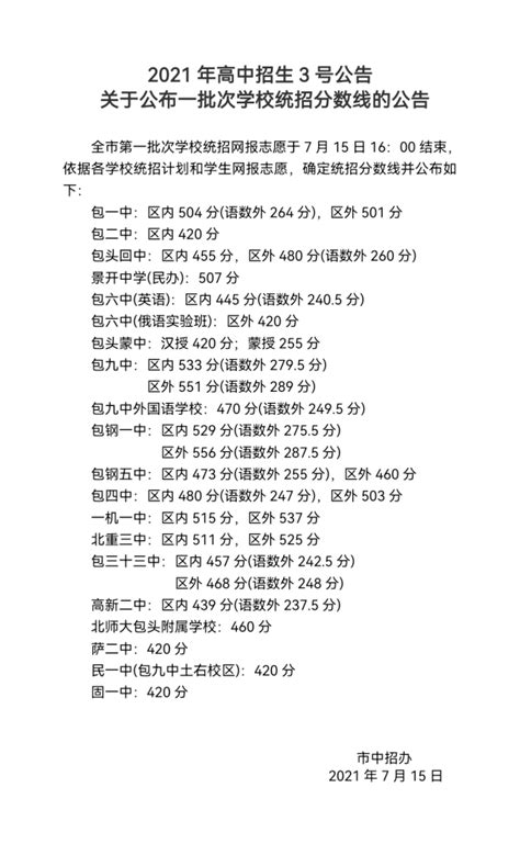 包头中考时间安排（附往年中考分数线）_腾讯新闻