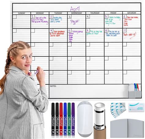 Extra Large Dry Erase Wall Calendar at Isaac Oppen blog