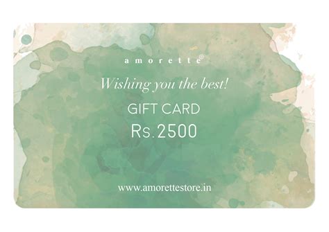 Amorette Store Gift Card (INR 2500)