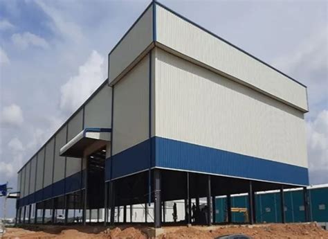 Mild Steel Prefabricated Factory Shed Manufacturer
