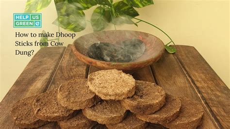 How to make Dhoop Sticks from Cow Dung?