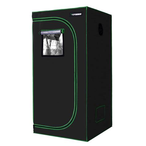 VIVOSUN 2-in-1 Indoor Grow Tent for Mylar Hydroponic and soil ...