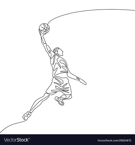 Basketball Line Drawing 的图像结果