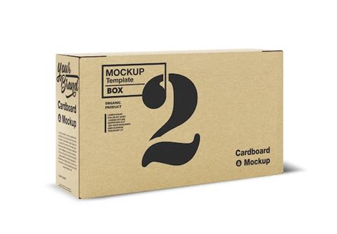 Maquette de boîte en papier | PSD Premium