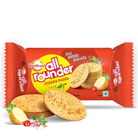 Sunfeast All Rounder Thin Milk Solids Potato Biscuits