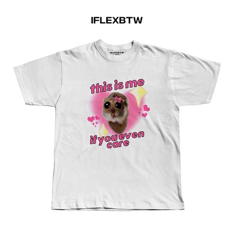 If you even care t-shirt (hamster edition) – IFLEXBTW