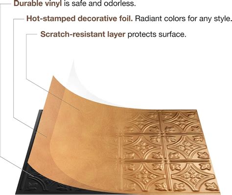 Buy FASÄDE Traditional Style/Pattern 4 Decorative Vinyl 18in x 24in ...