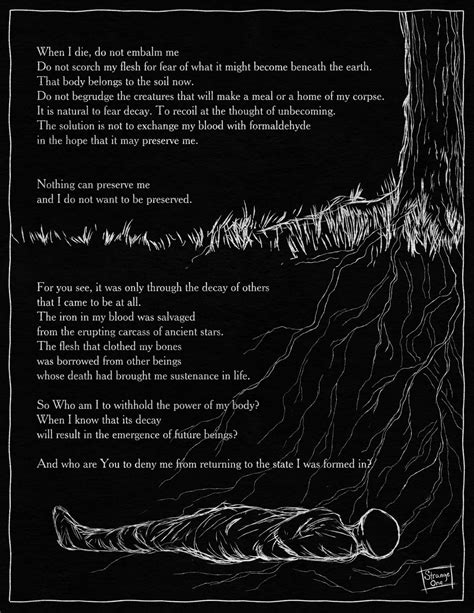 When I die, do not embalm me. : r/Dark_Poetry