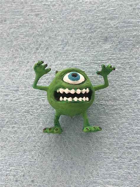 3D printing Mike Wazowski - Monsters University • made with Mars 3 Pro ...