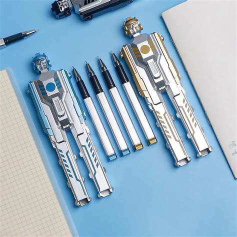 TECHNOCHITRA 2 In 1 Robotic Transformer Gel Pen | Robotic Shape Pen ...