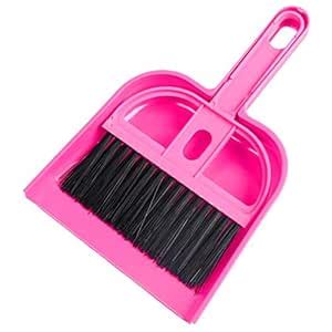 IainStars Mini Desktop Plastic Sweep Cleaning Brush Small Broom Dustpan ...