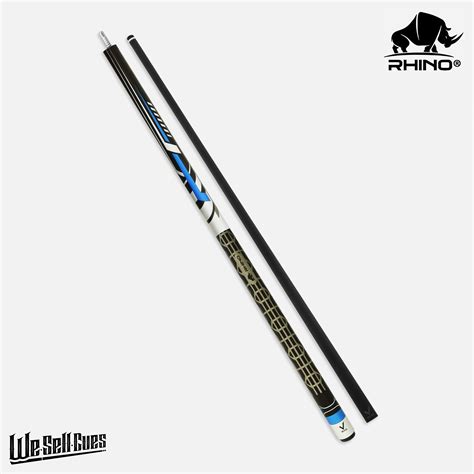 Rhino EVO Racing Glass-Fiber Pool Cue - Velocity Blue