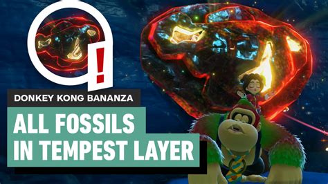 Donkey Kong Bananza - Every Tempest Layer Fossil Location | Rare and ...