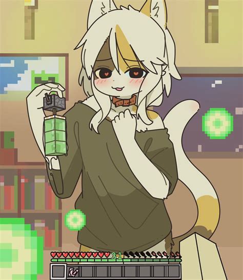 cat (minecraft) drawn by mike_no_hito | Danbooru