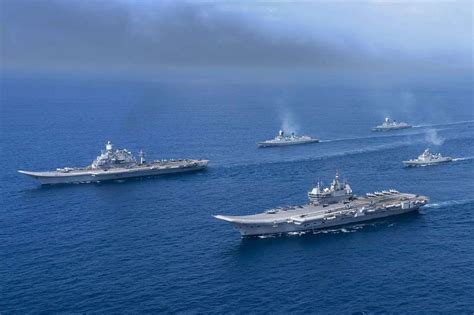 India Showcases Multi-Aircraft Carrier Force: INS Vikrant, INS ...